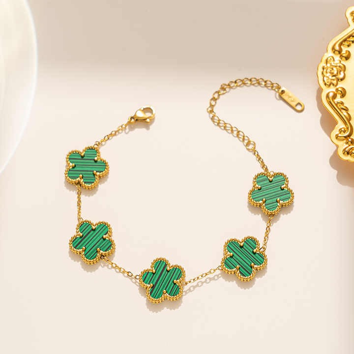 Clover Bracelet - Green