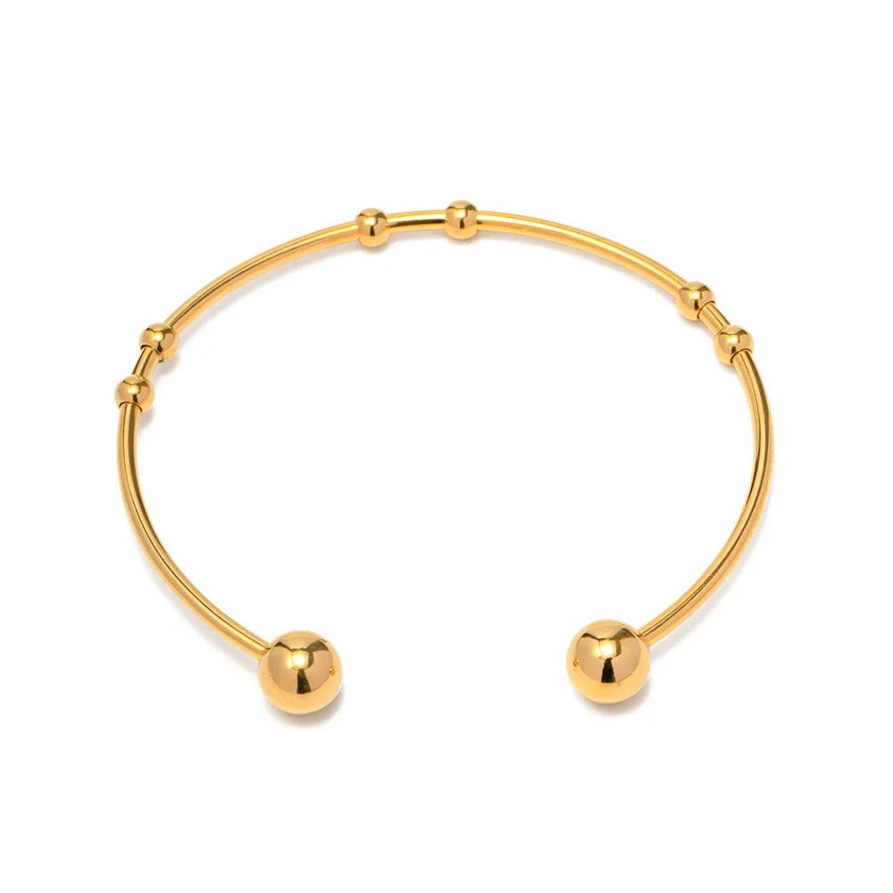 C Cuff Bracelet - Gold